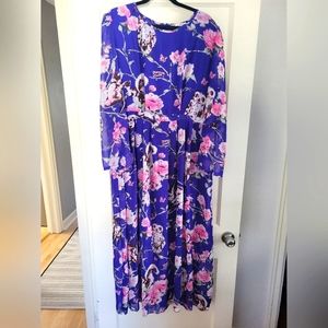 Long spring floral dress